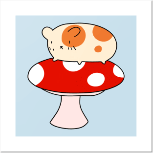 Mushroom Hamster Posters and Art